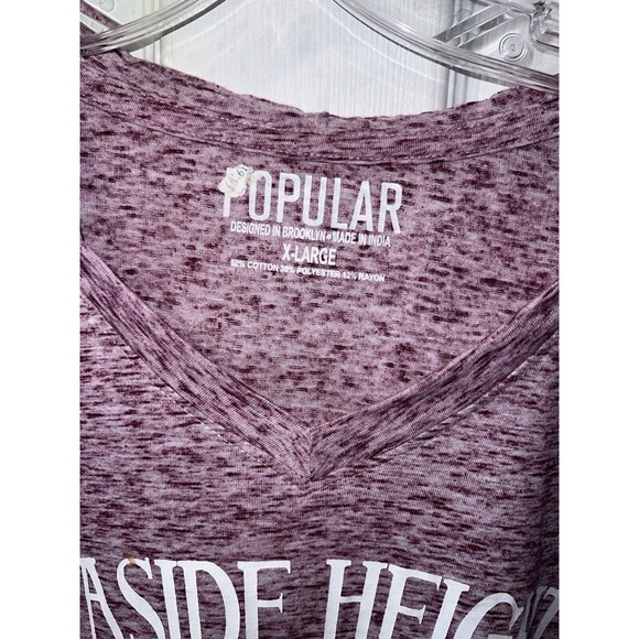 Seaside Heights NJ Shirt XL Long Sleeve Tee Hooded Ombré Red Grey Jersey Shore - Picture 3 of 8